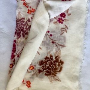 Boho Soft Flower Scarf